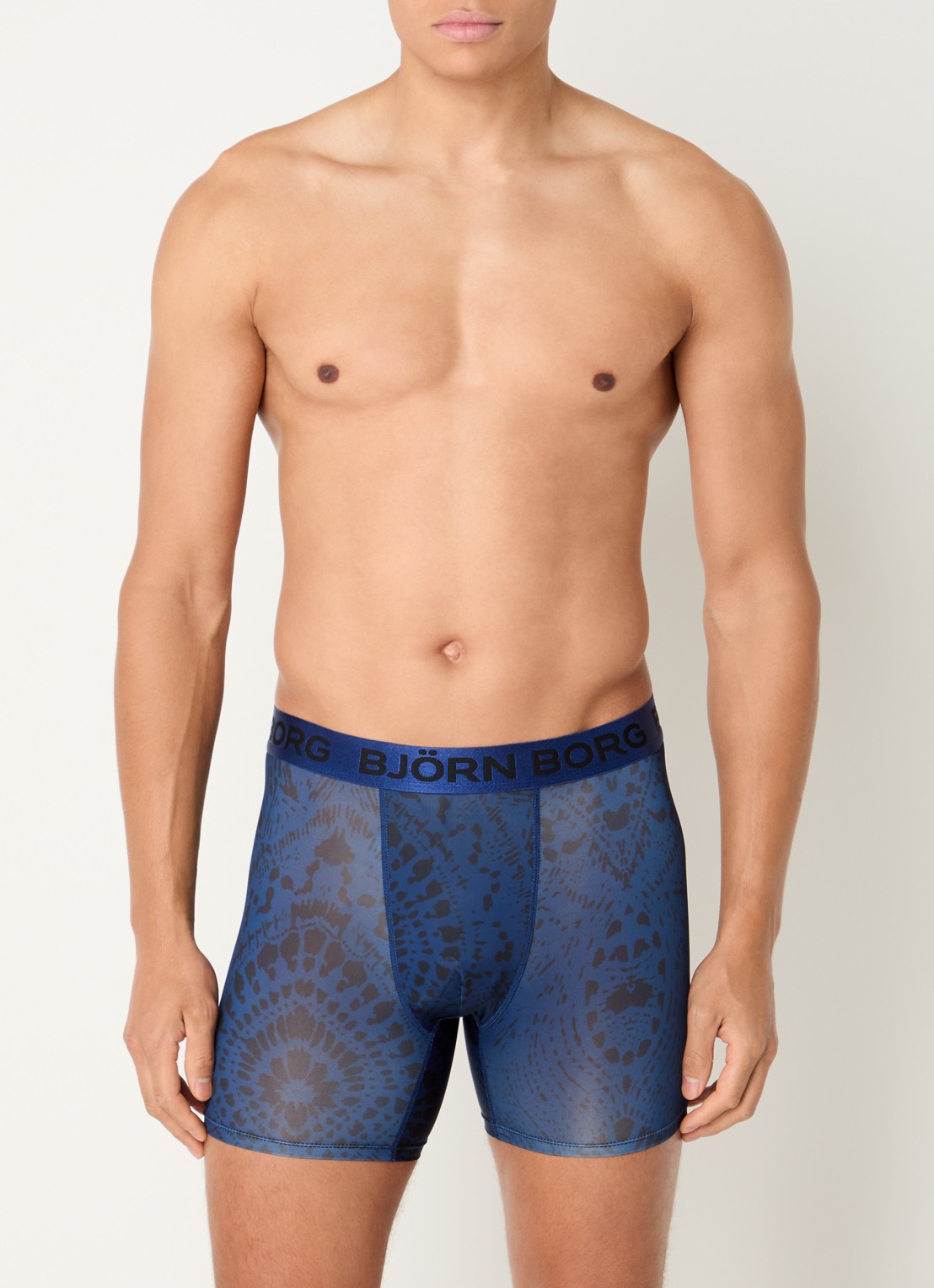 Björn Borg Boxershorts met logoband in 5-pack - voorkant 3 multicolor