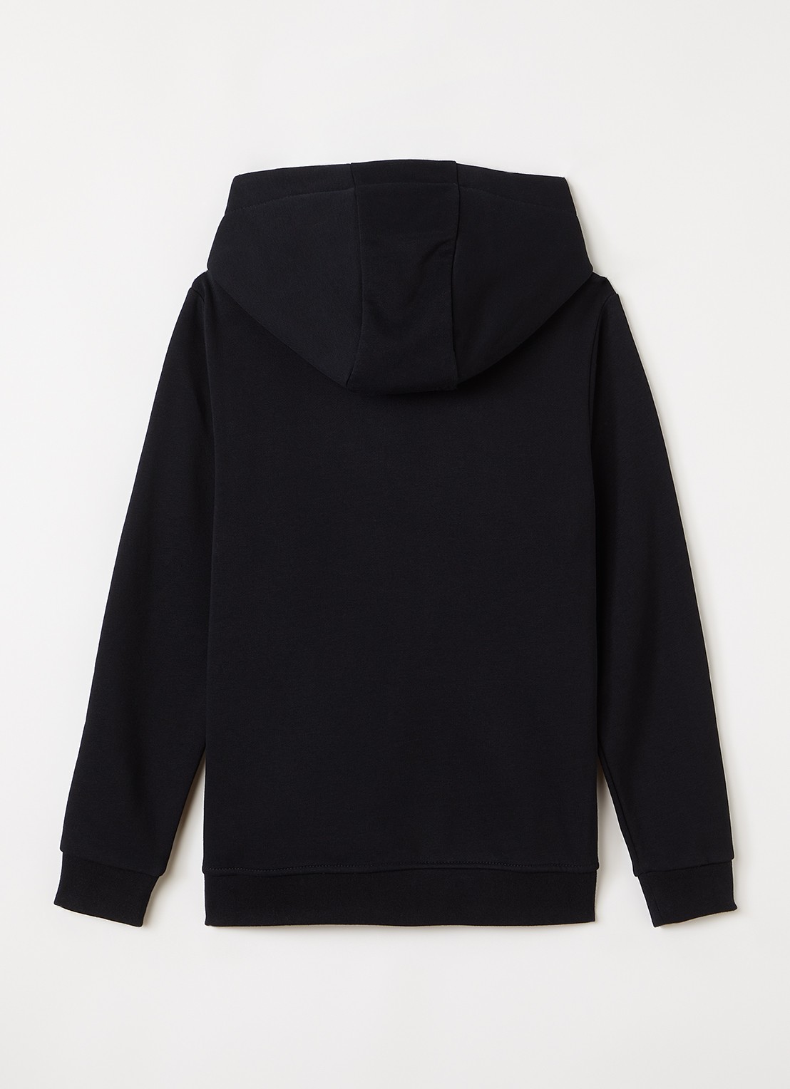 Björn Borg Essential 1 hoodie met logo - voorkant 3 zwart
