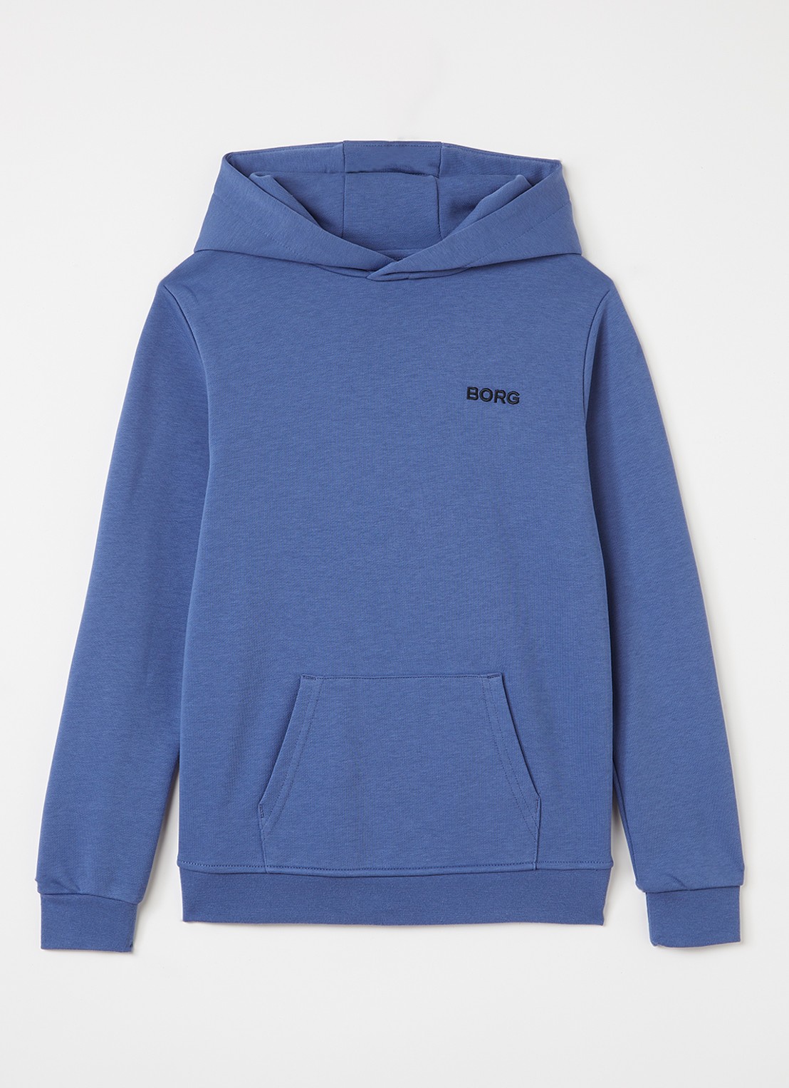Björn Borg Essential hoodie met logo - voorkant 2 indigo