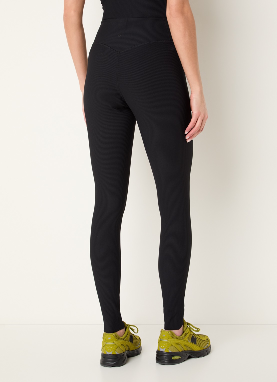 Björn Borg High waist skinny fit trainingslegging met logo - achterkant 5 zwart
