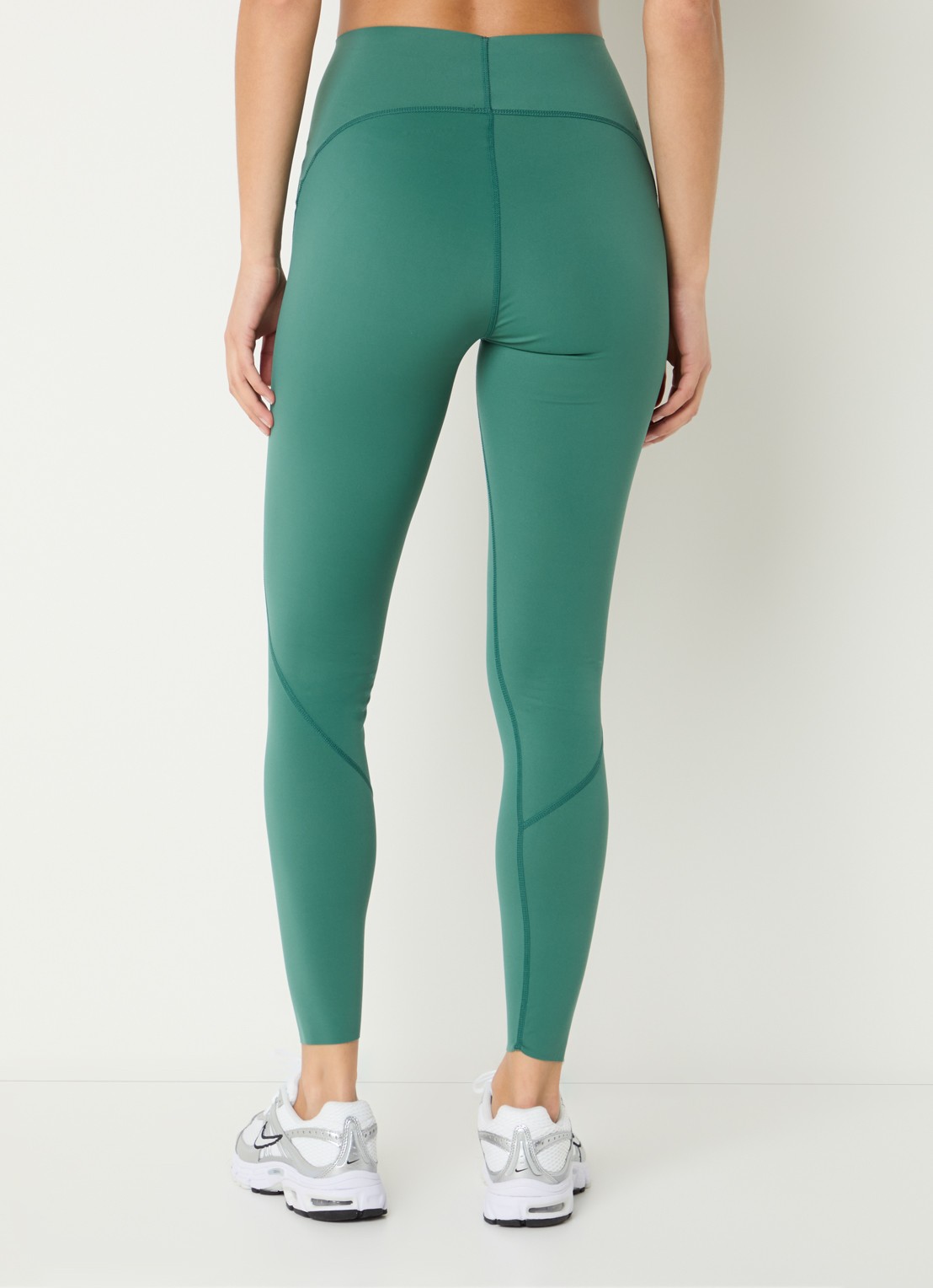 Björn Borg High waist slim fit trainingslegging - achterkant 5 groen