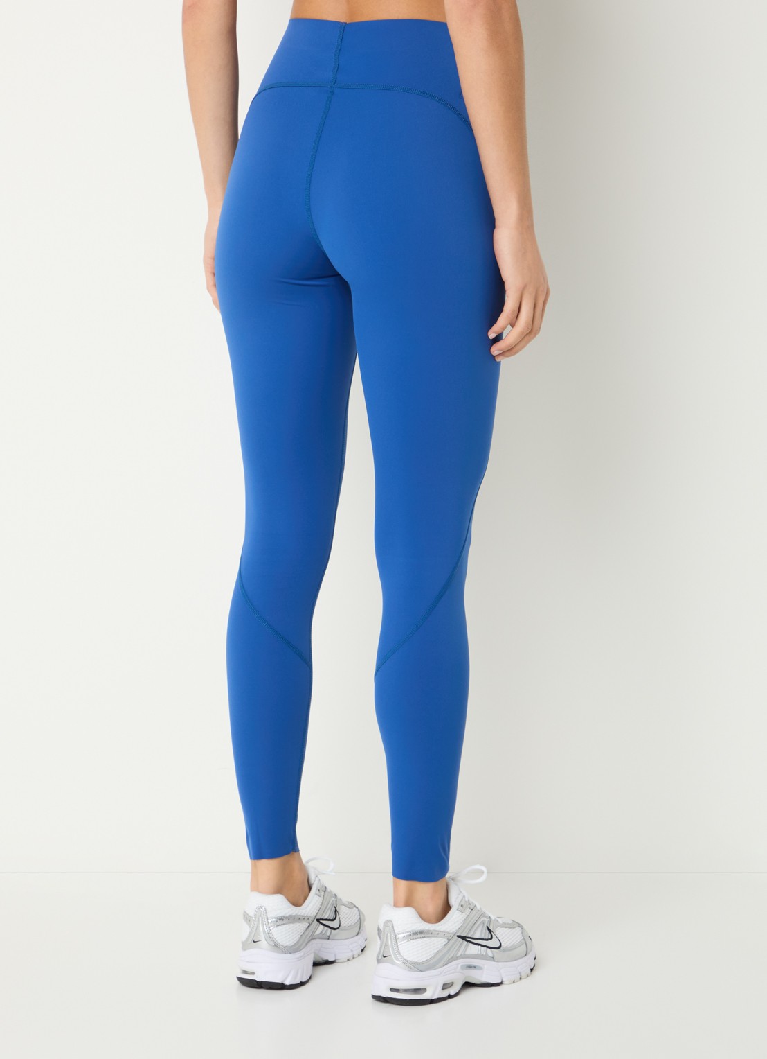 Björn Borg High waist slim fit trainingslegging - achterkant 3 blauw