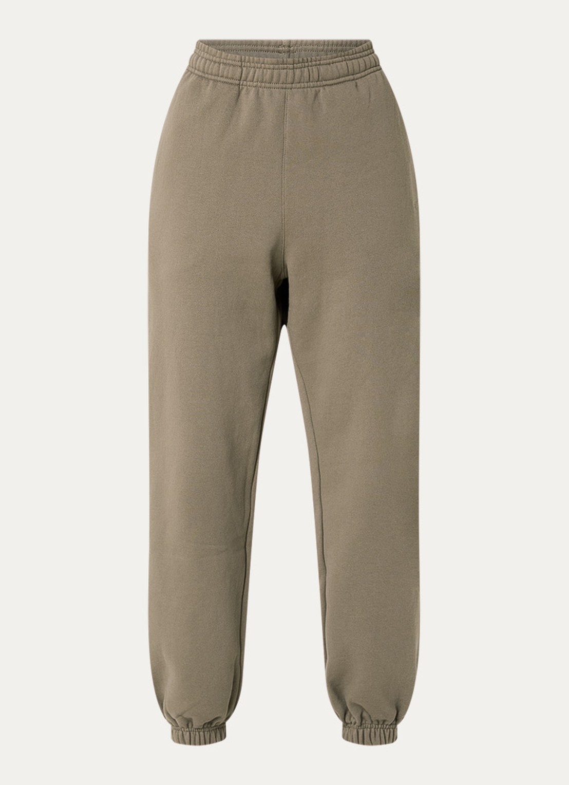 Björn Borg High waist tapered fit joggingbroek met steekzakken - voorkant lichtbruin