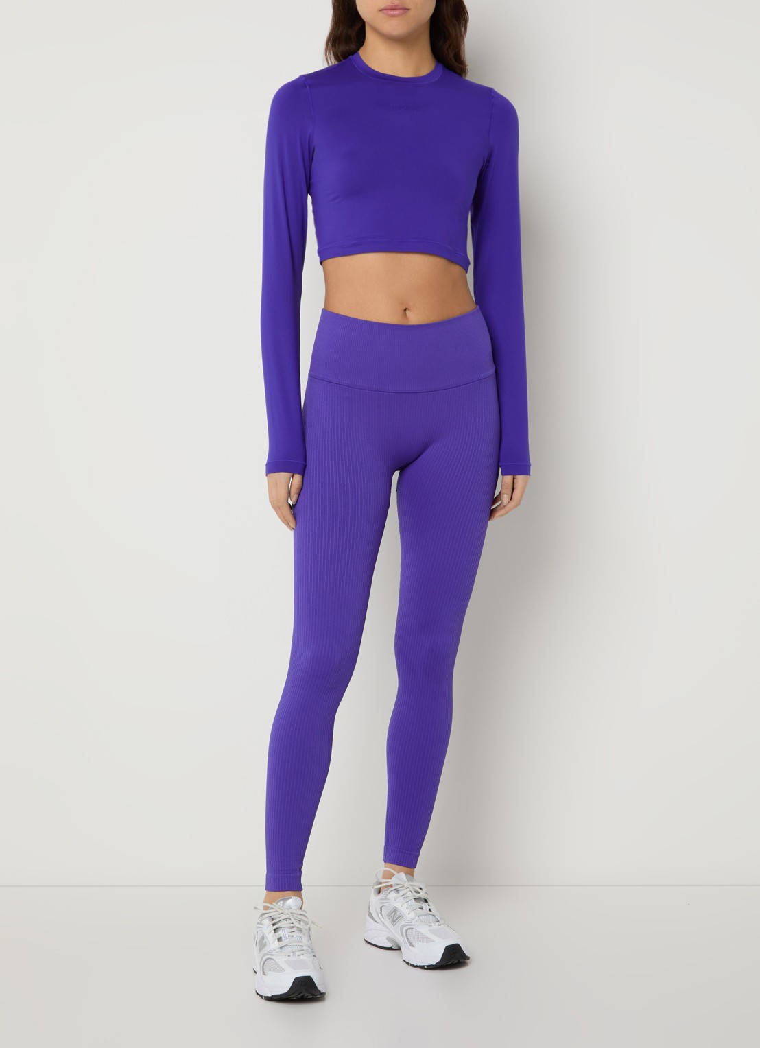 Björn Borg High waist trainingslegging - voorkant 5 kobaltblauw