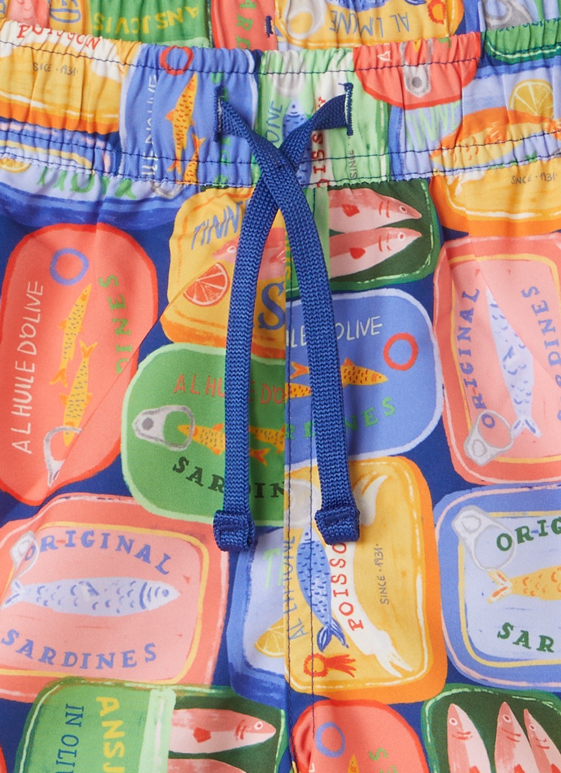 Björn Borg Loose fit korte broek met print - detail orange
