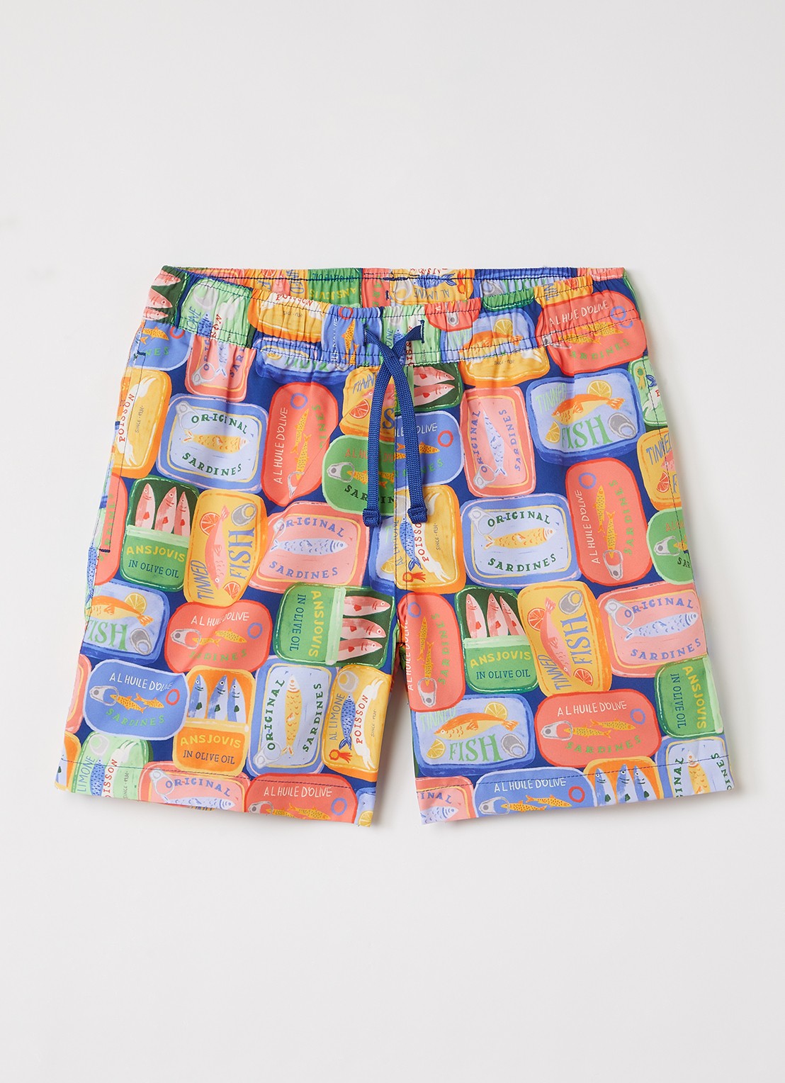 Björn Borg Loose fit korte broek met print - voorkant 2 orange