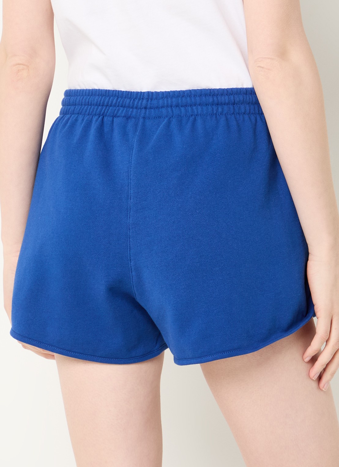 Björn Borg Low waist wide fit shorts met steekzakken - achterkant 3 kobaltblauw
