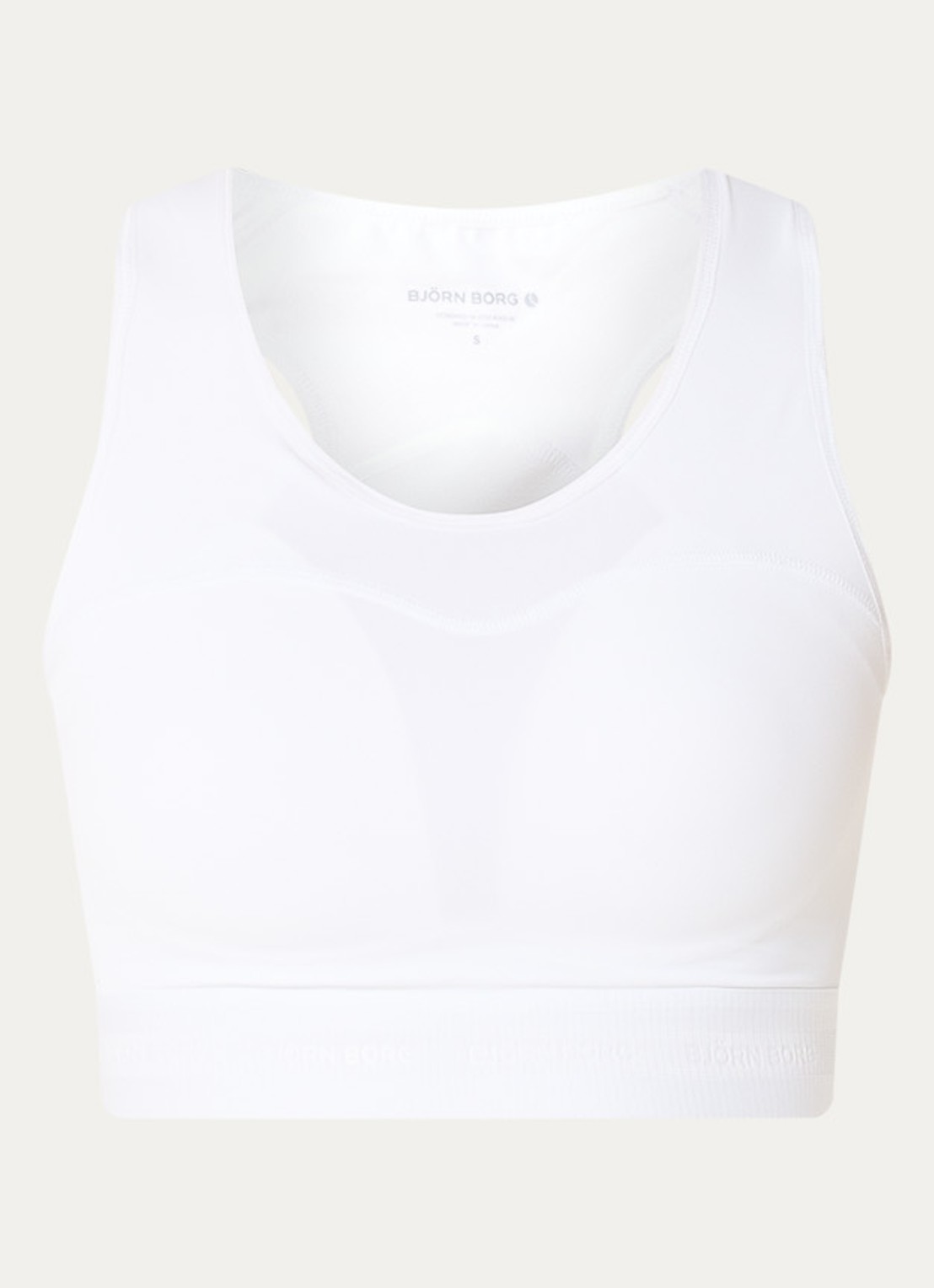 Björn Borg Performance sport bh met high support - voorkant 2 wit