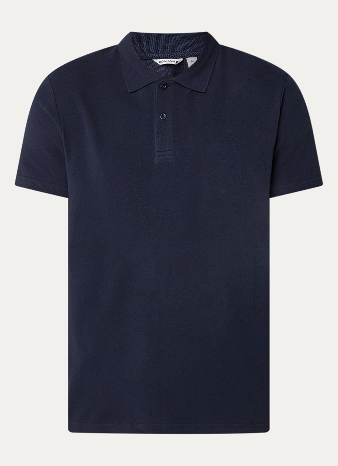 Björn Borg Regular fit polo van piqué katoen  - voorkant donkerblauw