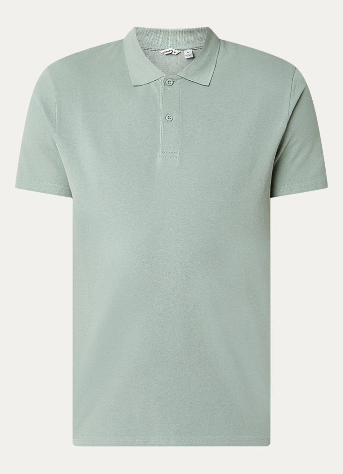 Björn Borg Regular fit polo van piqué katoen  - voorkant 2 olijfgroen