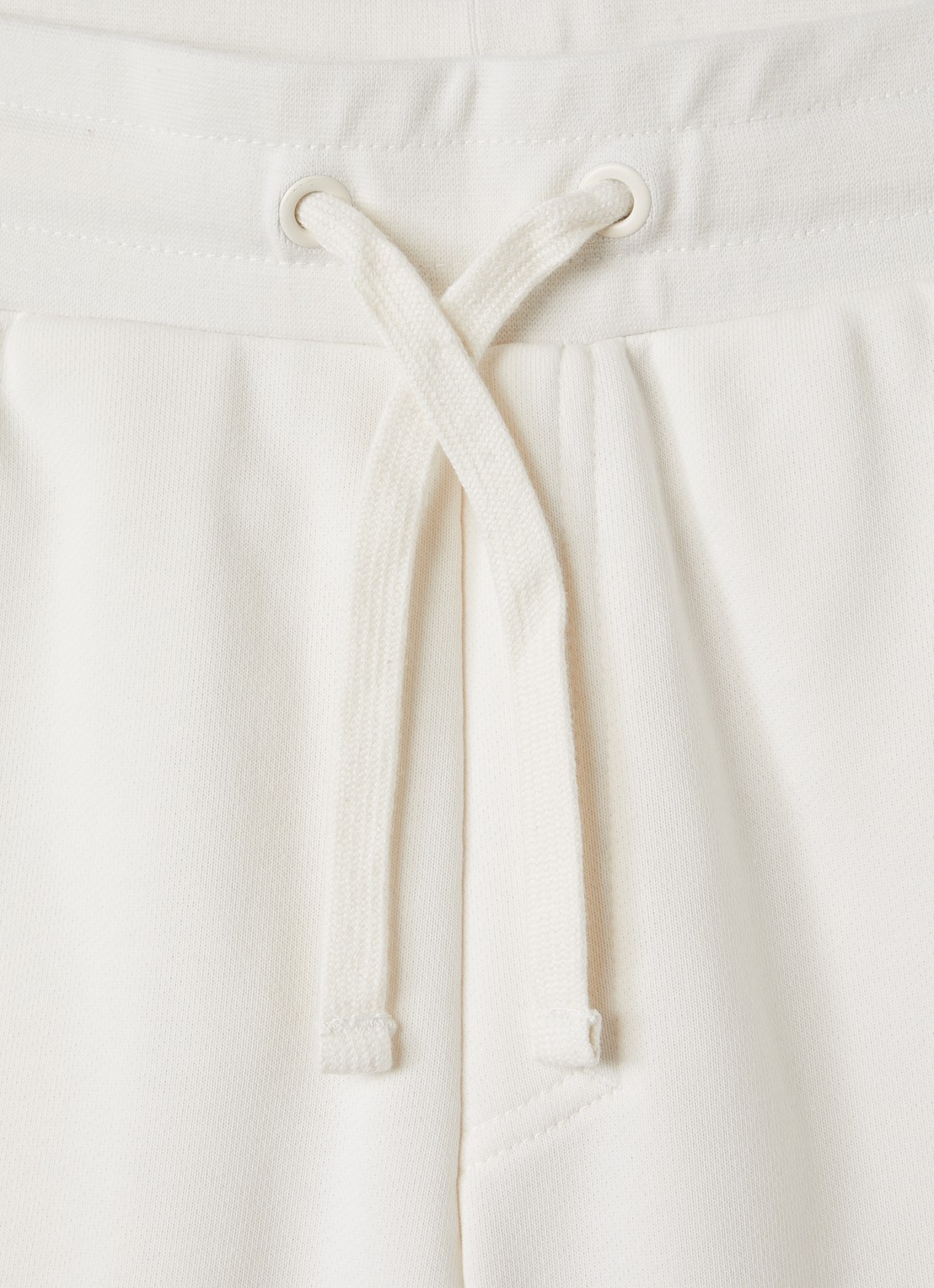 Björn Borg Straight fit korte joggingbroek met logo  - detail gebroken wit