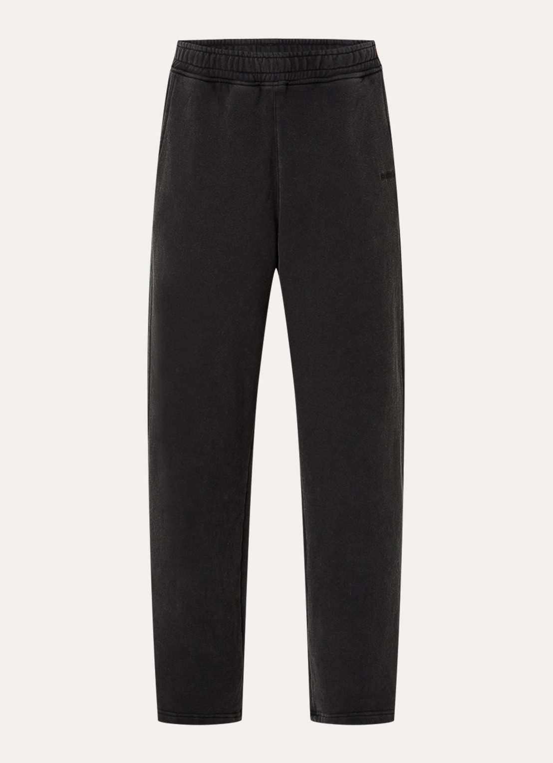 Björn Borg Studio high waist joggingbroek met logo - voorkant antraciet