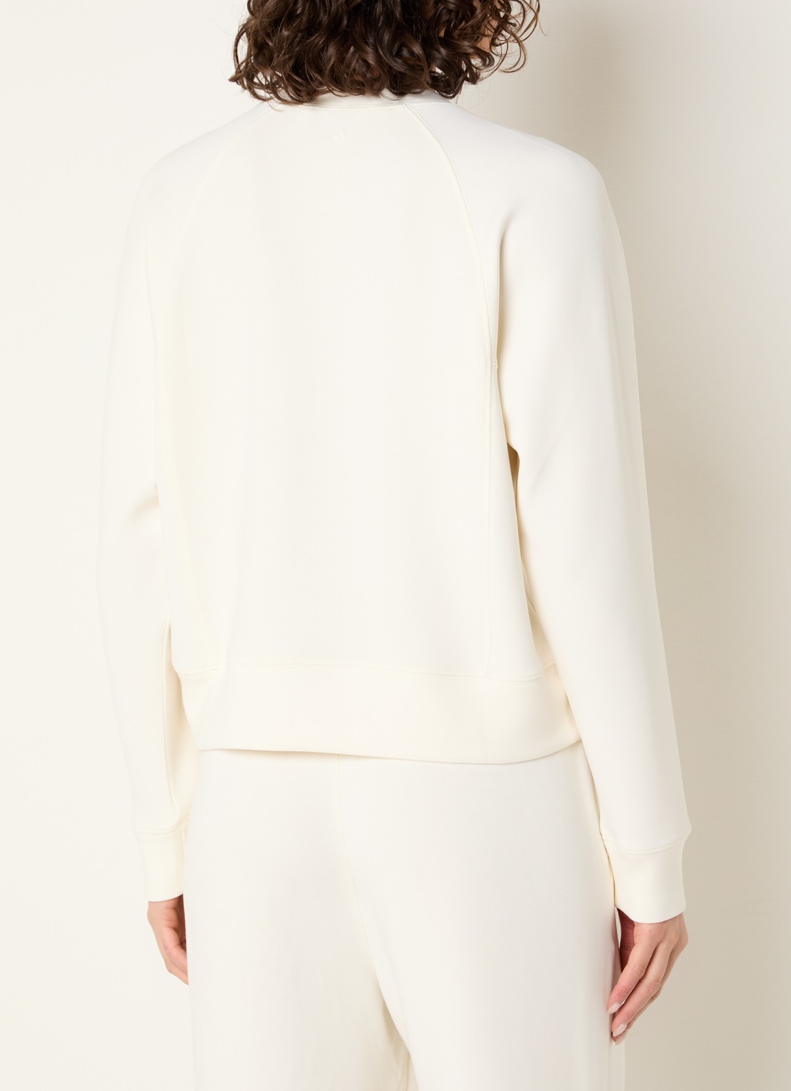 Björn Borg Sweater met logo - achterkant creme