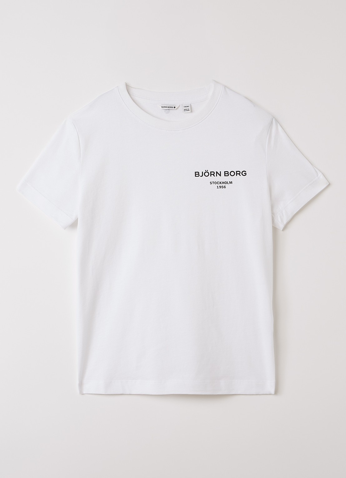 Björn Borg T-shirt met logo - voorkant wit