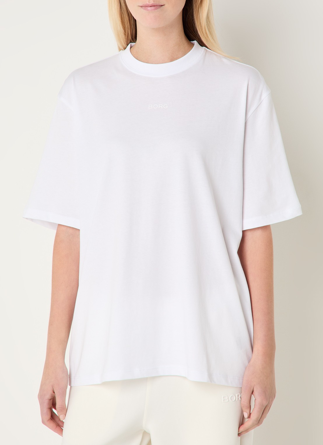 Björn Borg T-shirt met logoprint - detail 2 wit