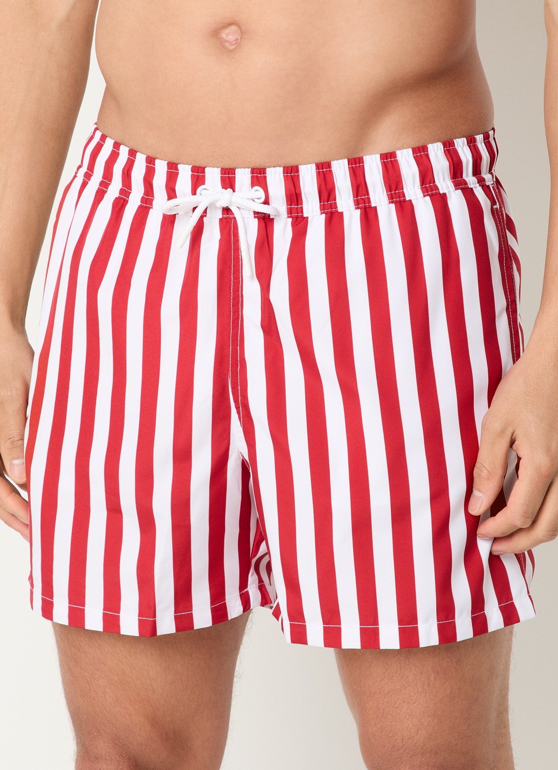 Björn Borg Zwemshort met print - detail donkerrood