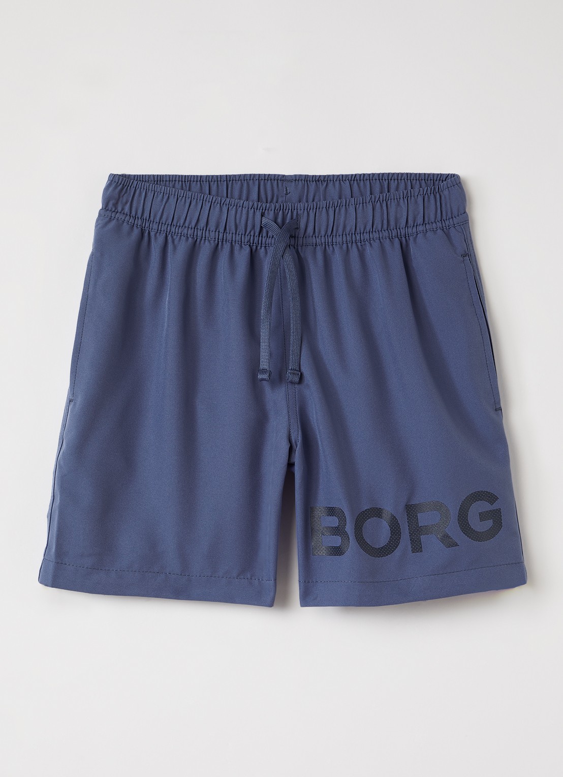 Björn Borg Zwemshorts met logoprint - voorkant 2 indigo