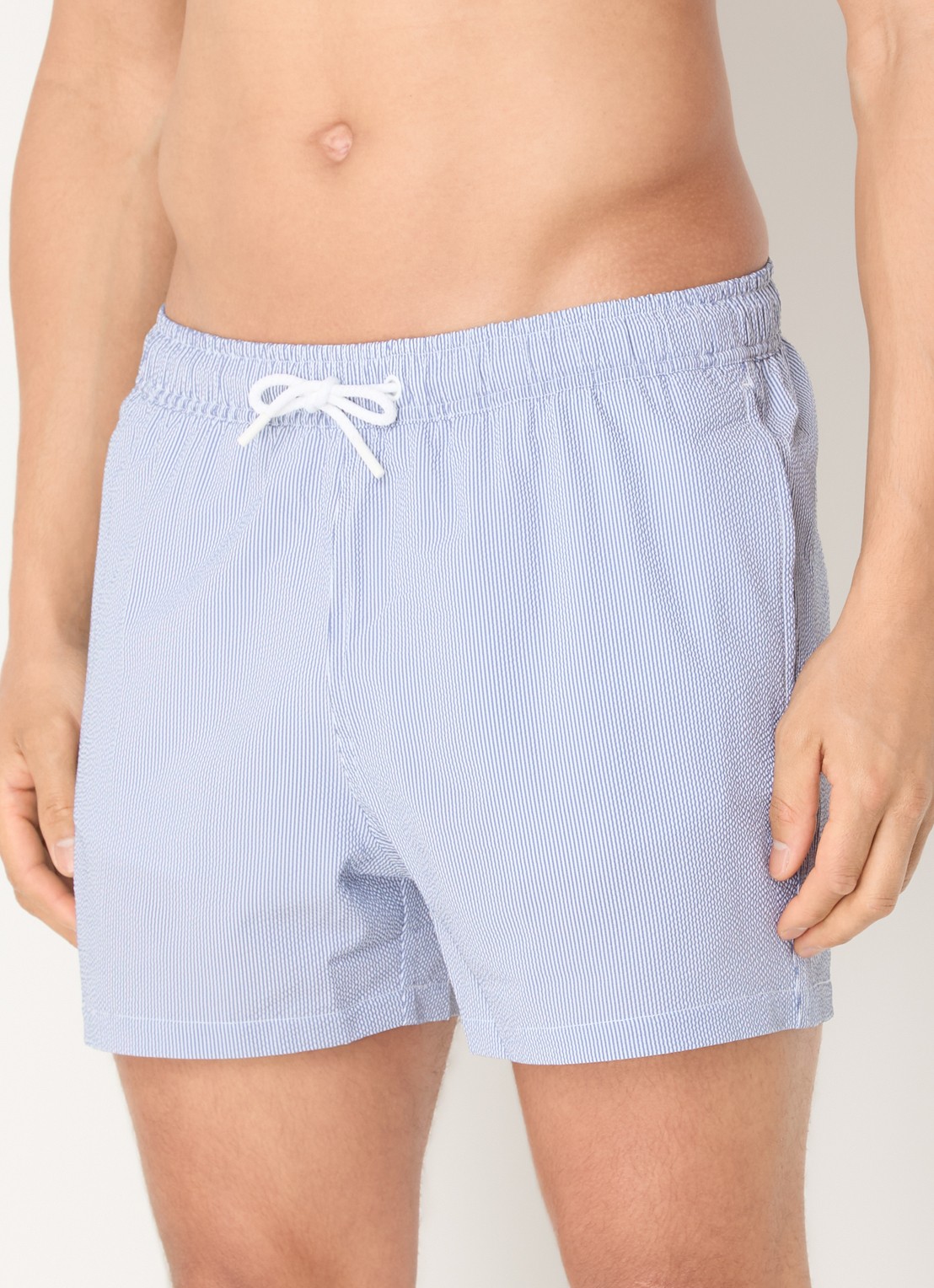 Björn Borg Zwemshorts met streepprint - detail 3 donkerblauw