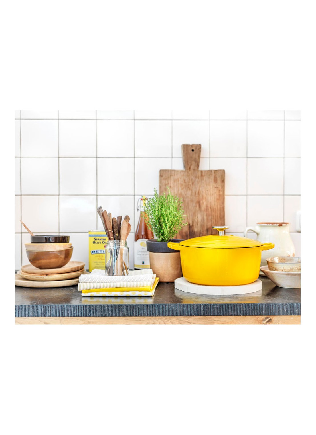 BK Bourgogne braadpan Ø24 cm - voorkant 5 geel