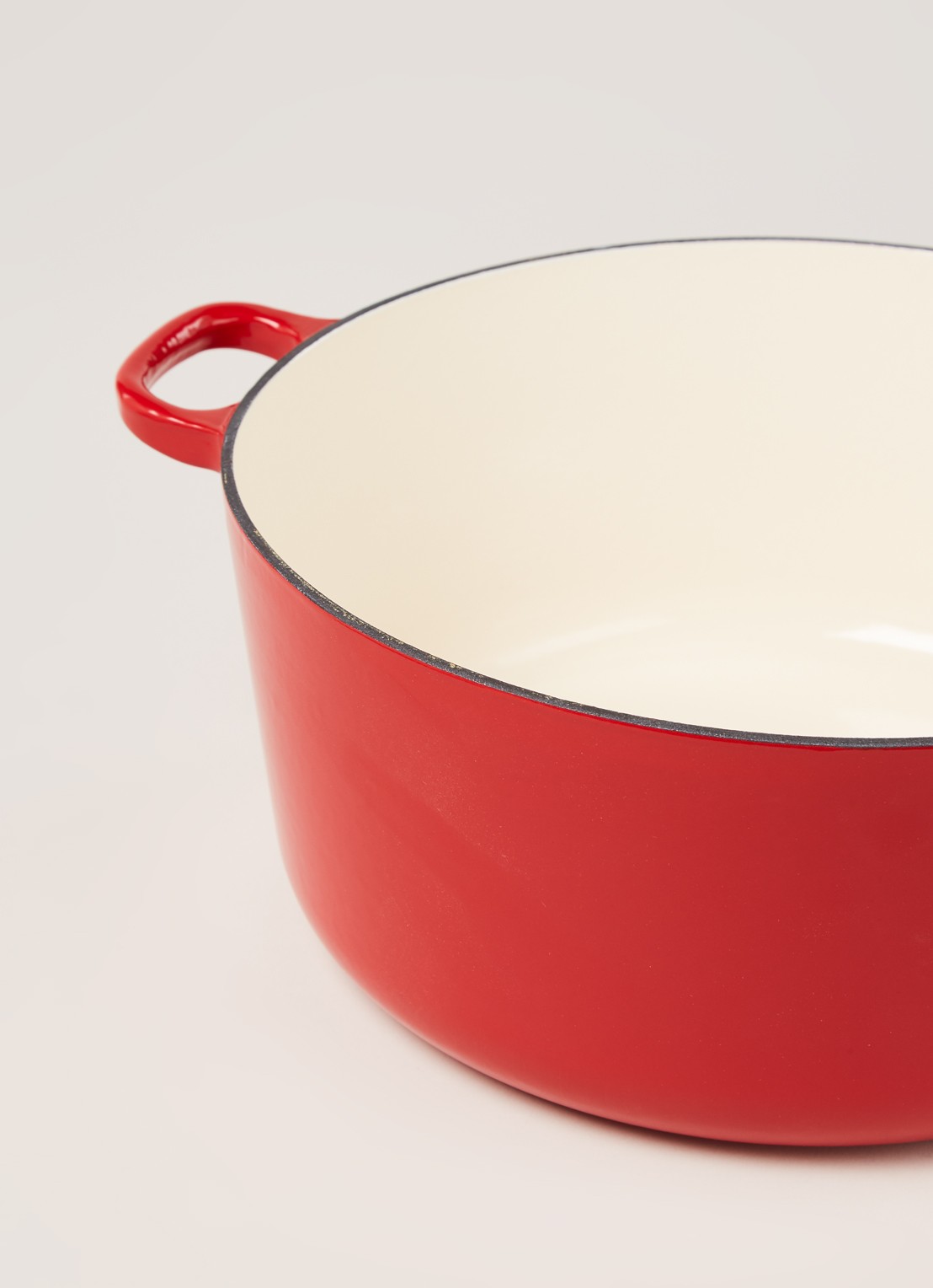 BK Bourgogne braadpan Ø28 cm - detail steenrood
