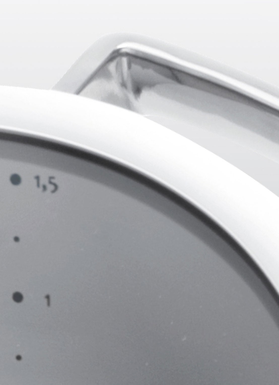 BK Conical Deluxe pannenset 4-delig - detail 2 zilver