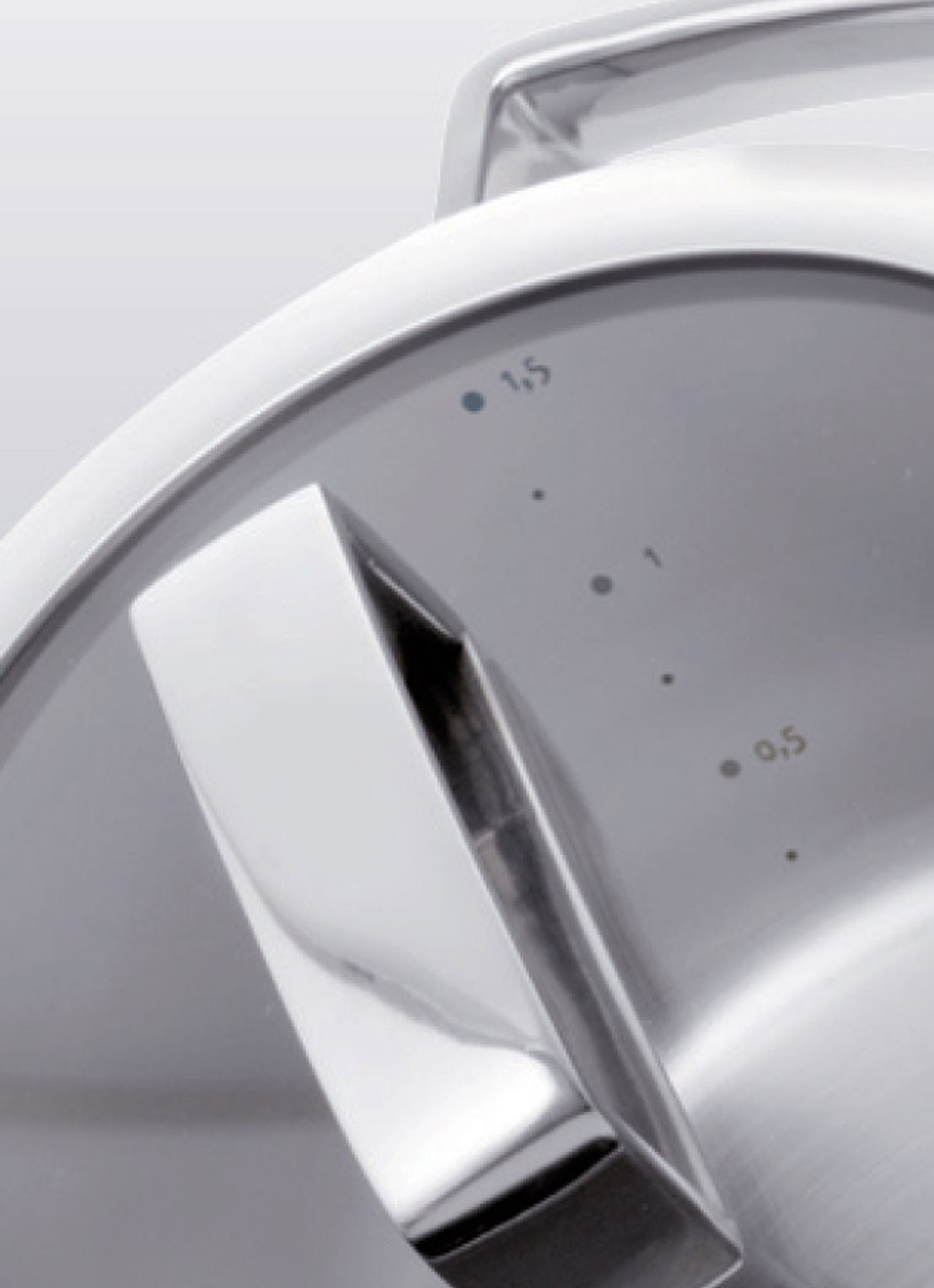 BK Conical Deluxe soeppan Ø24 cm - detail 3 zilver