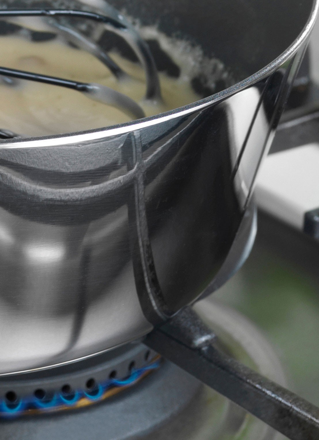 BK Conical Deluxe wokpan Ø30 cm - voorkant 4 zilver