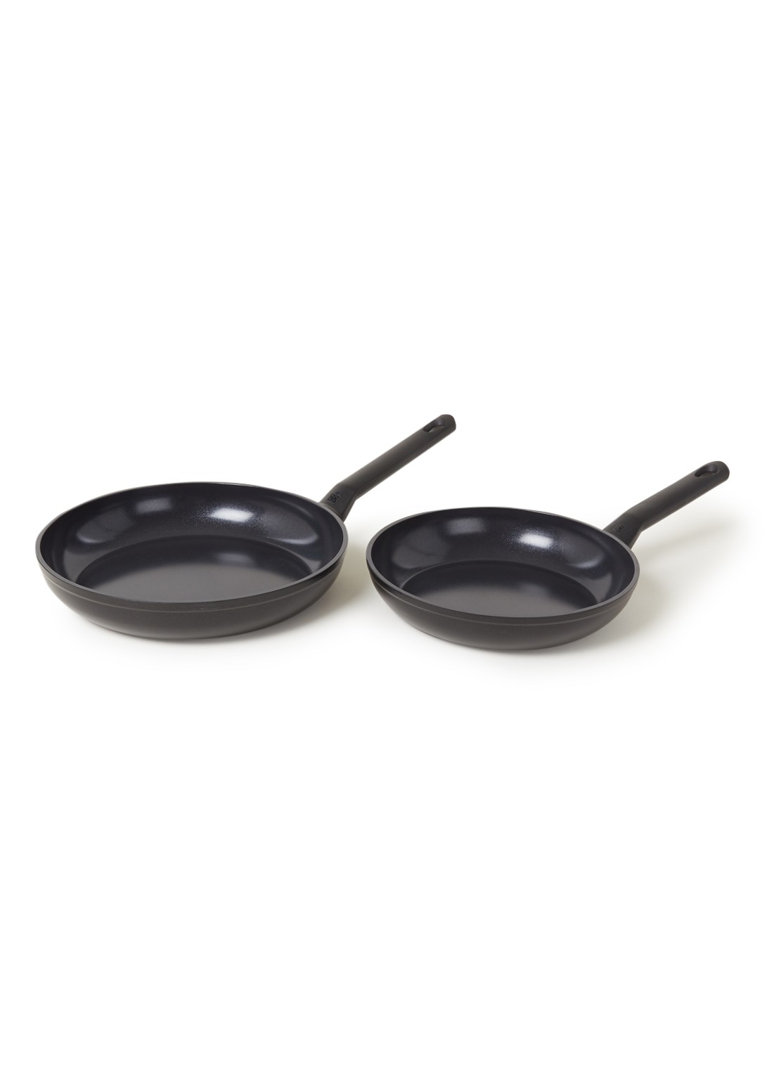 BK Easy Induction koekenpanset 2-delig - voorkant 2 zwart