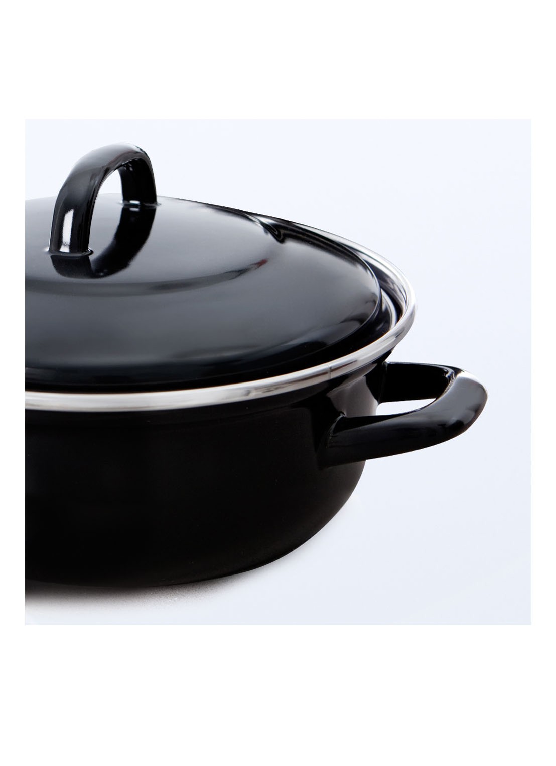 BK Fortalit braadpan Ø28 cm - detail zwart