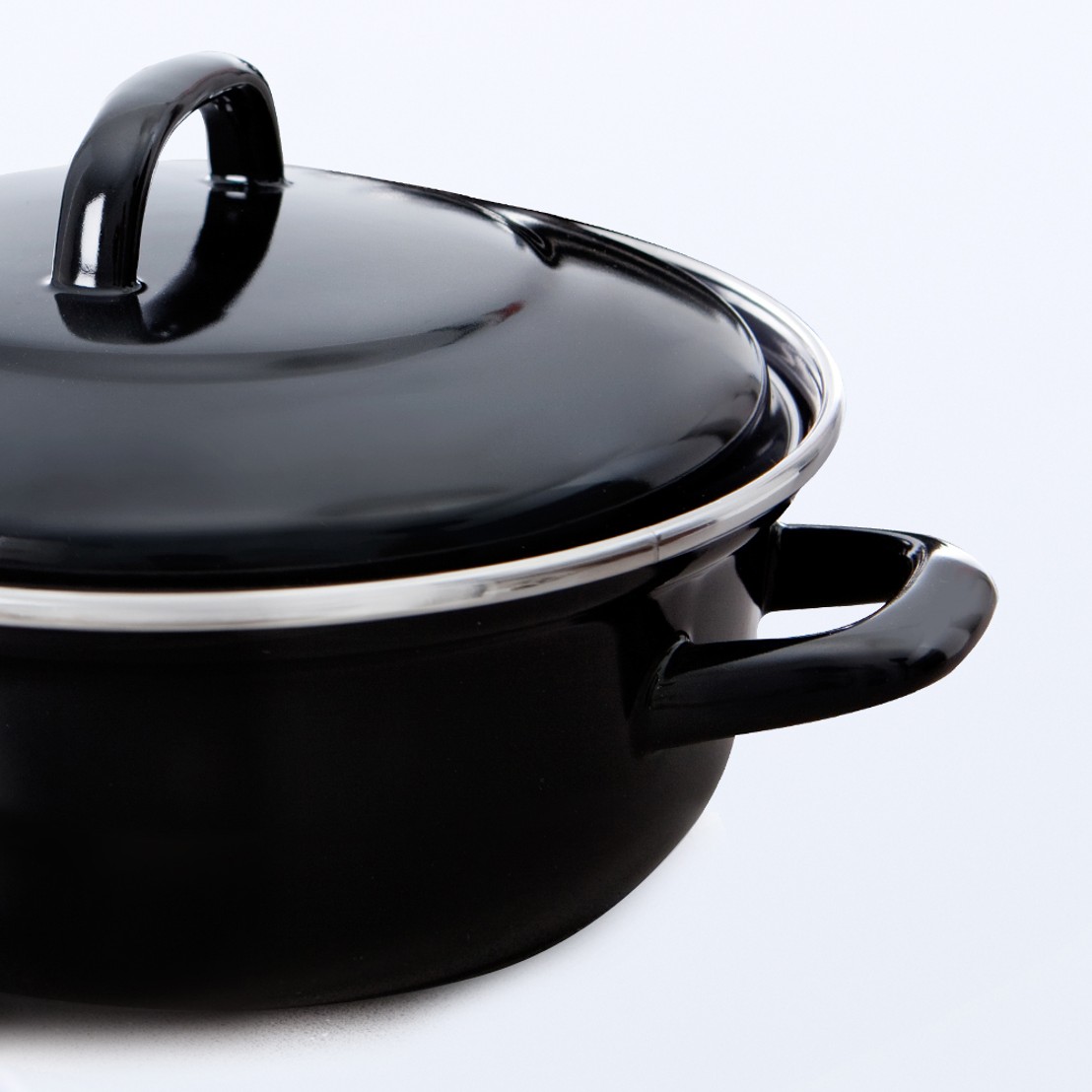 BK Fortalit braadpan Ø28 cm - voorkant 6 zwart