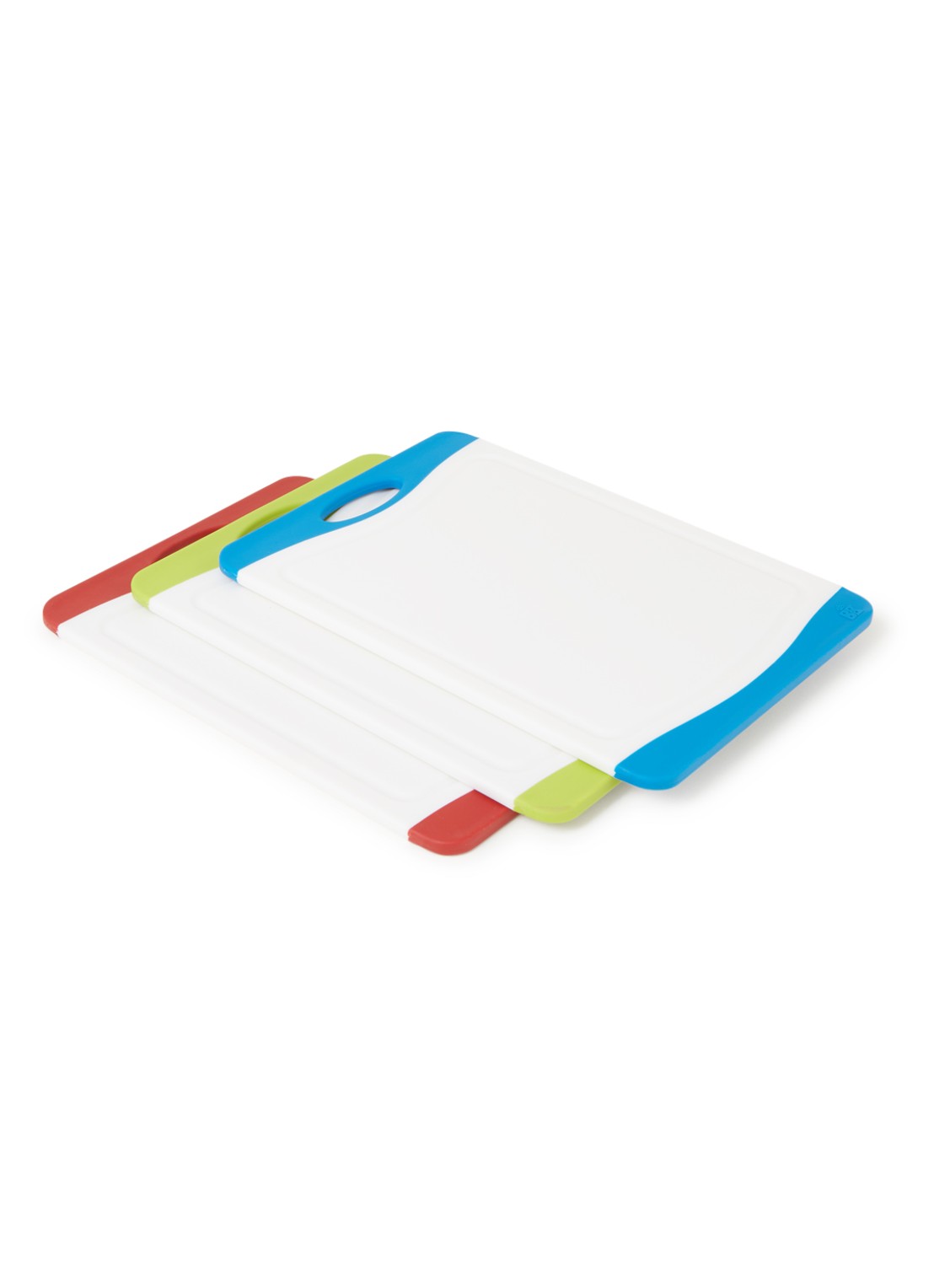 BK Snijplank 29,5 cm set van 3 - voorkant multicolor