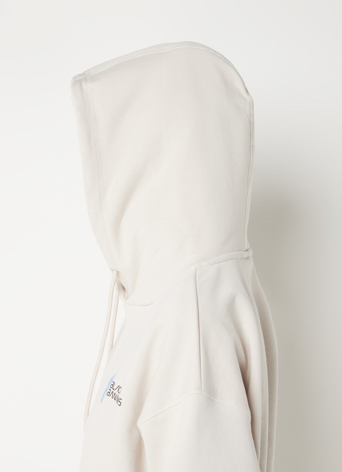 Black Bananas Eclipse hoodie met logo - detail 4 zand