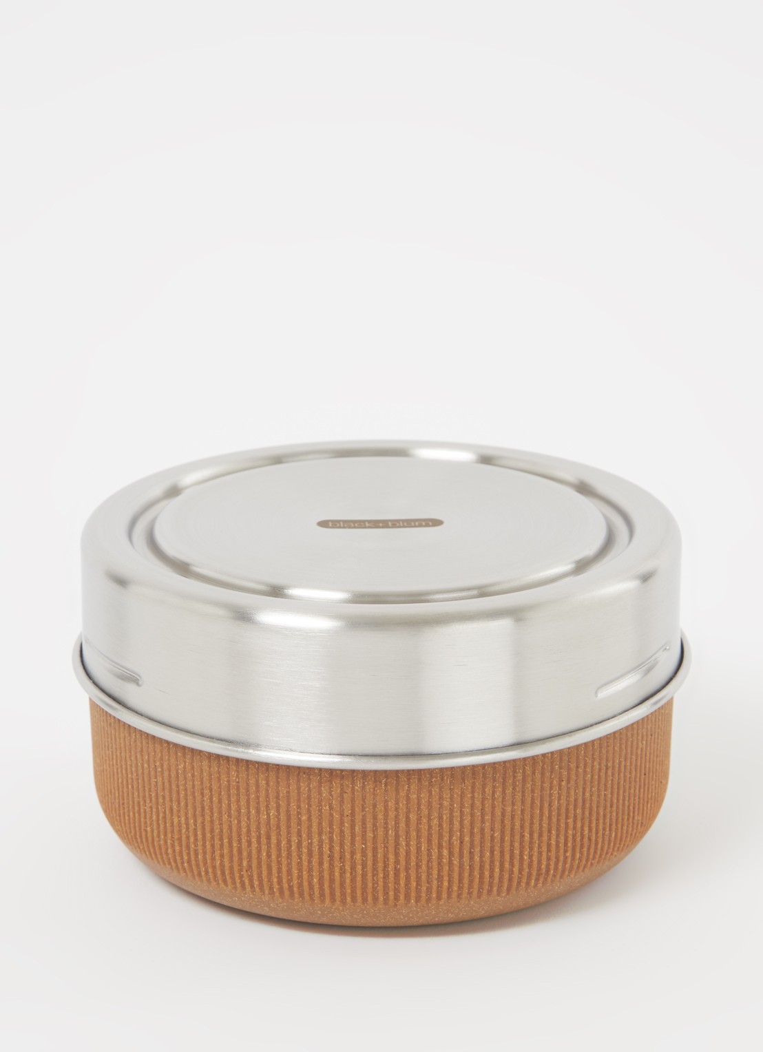 Black + Blum glazen lunchbox  - voorkant 2 zilver