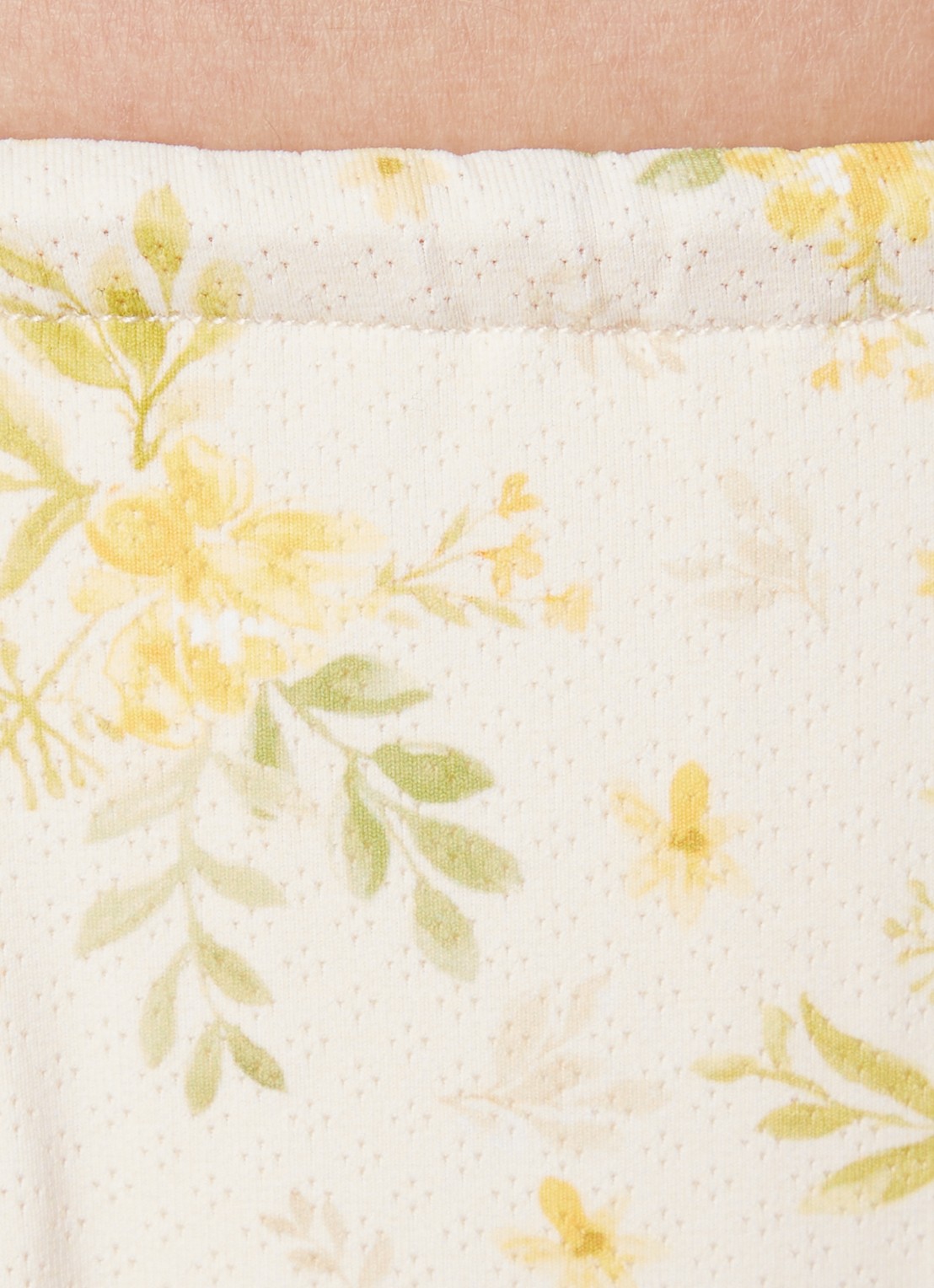 Blackbough Swim Maddy brazilian bikinislip met bloemenprint - detail 3 geel