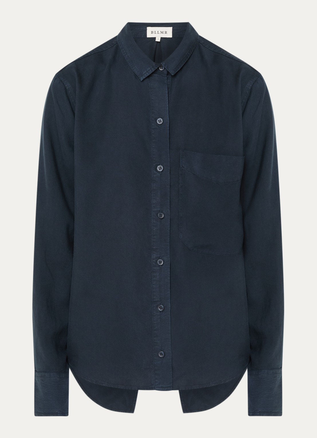 BLLMR Bodi blouse met borstzak - voorkant donkerblauw