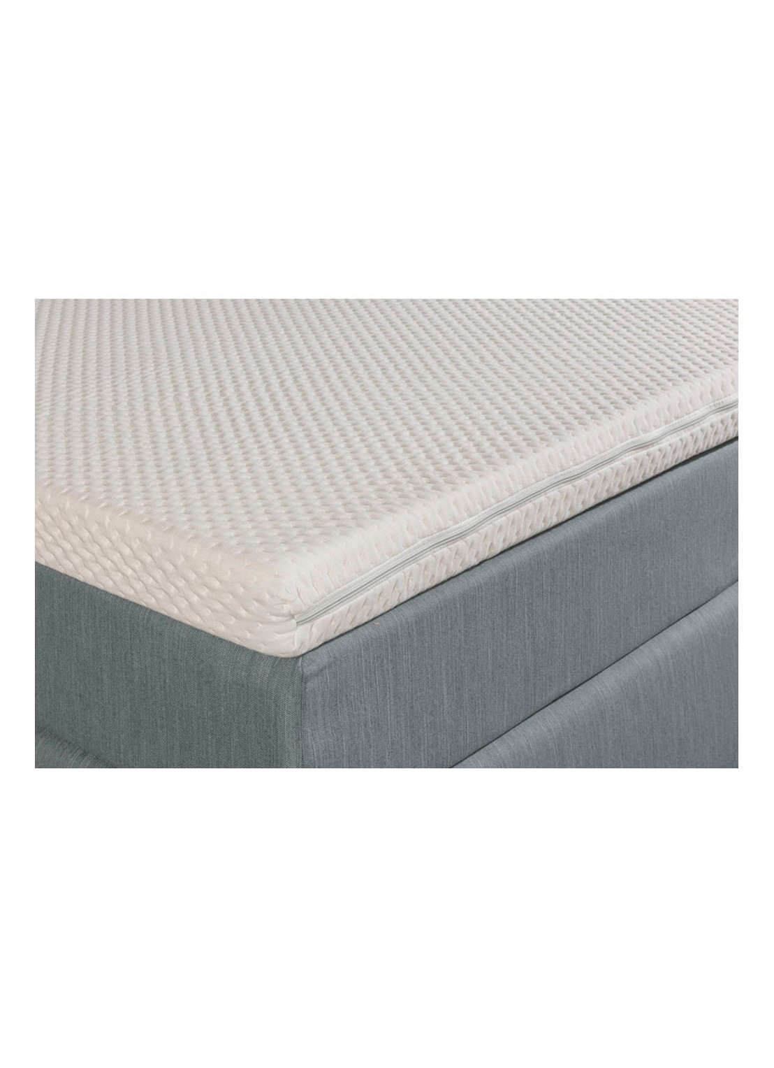 Bloemendaal Capri boxspring combinatie inclusief matras en topper - detail 6 staalblauw