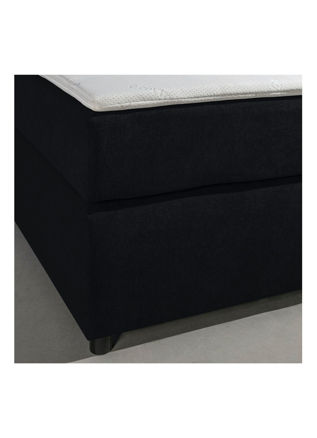 Bloemendaal Monza boxspring combinatie inclusief matras en topper  - achterkant zwart