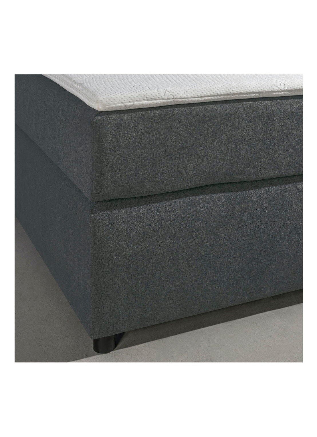 Bloemendaal Monza boxspring combinatie inclusief matras en topper  - achterkant 3 antraciet