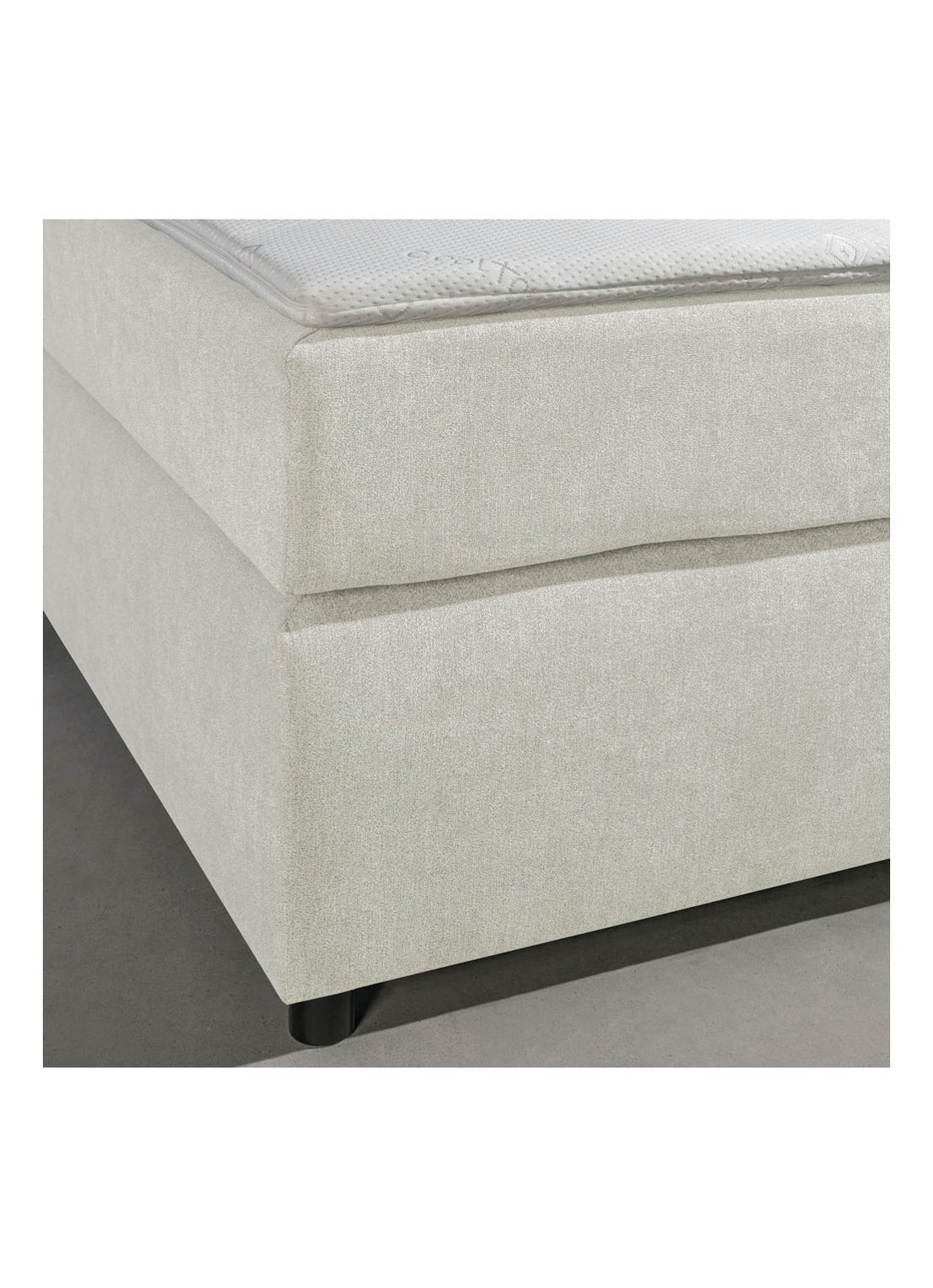 Bloemendaal Monza boxspring combinatie inclusief matras en topper  - achterkant 3 beige