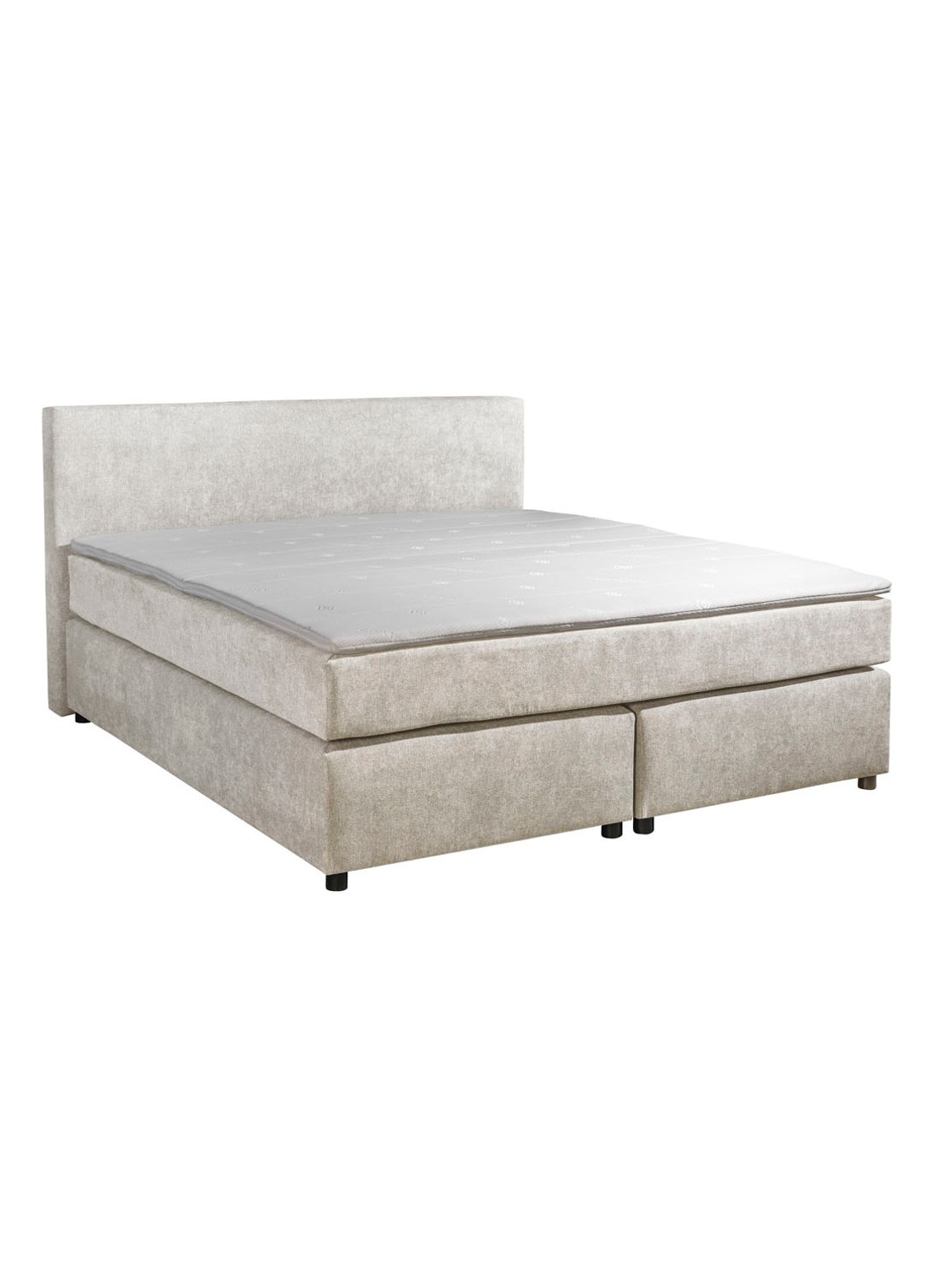 Bloemendaal Monza boxspring combinatie inclusief matras en topper  - voorkant beige