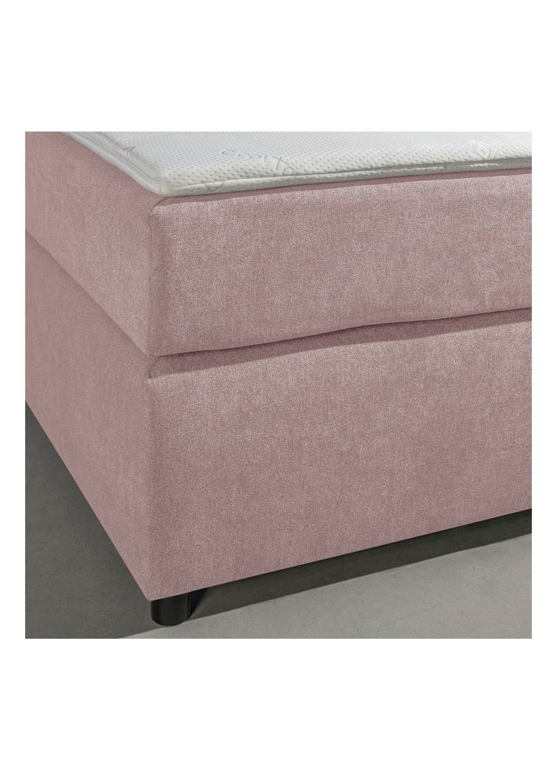 Bloemendaal Monza boxspring combinatie inclusief matras en topper  - achterkant 3 oudroze