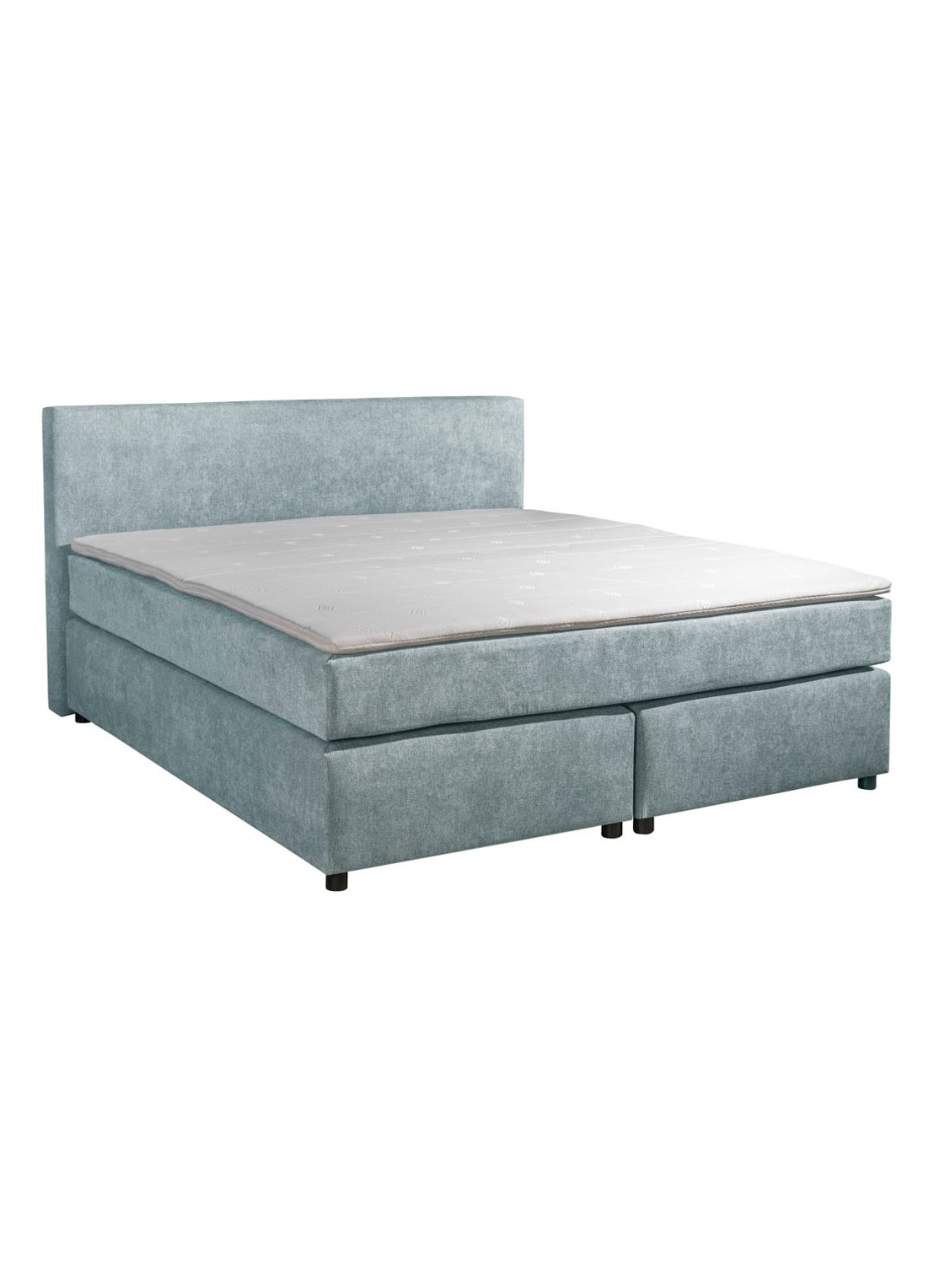 Bloemendaal Monza boxspring combinatie inclusief matras en topper  - voorkant 2 lichtblauw