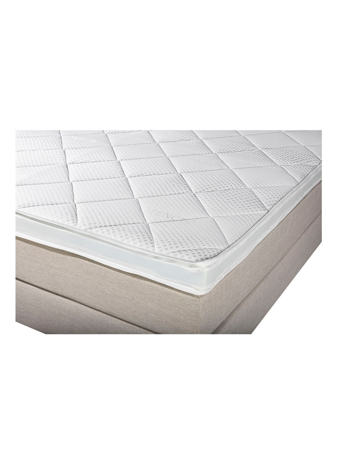 Bloemendaal  topper matras    - detail 3 wit