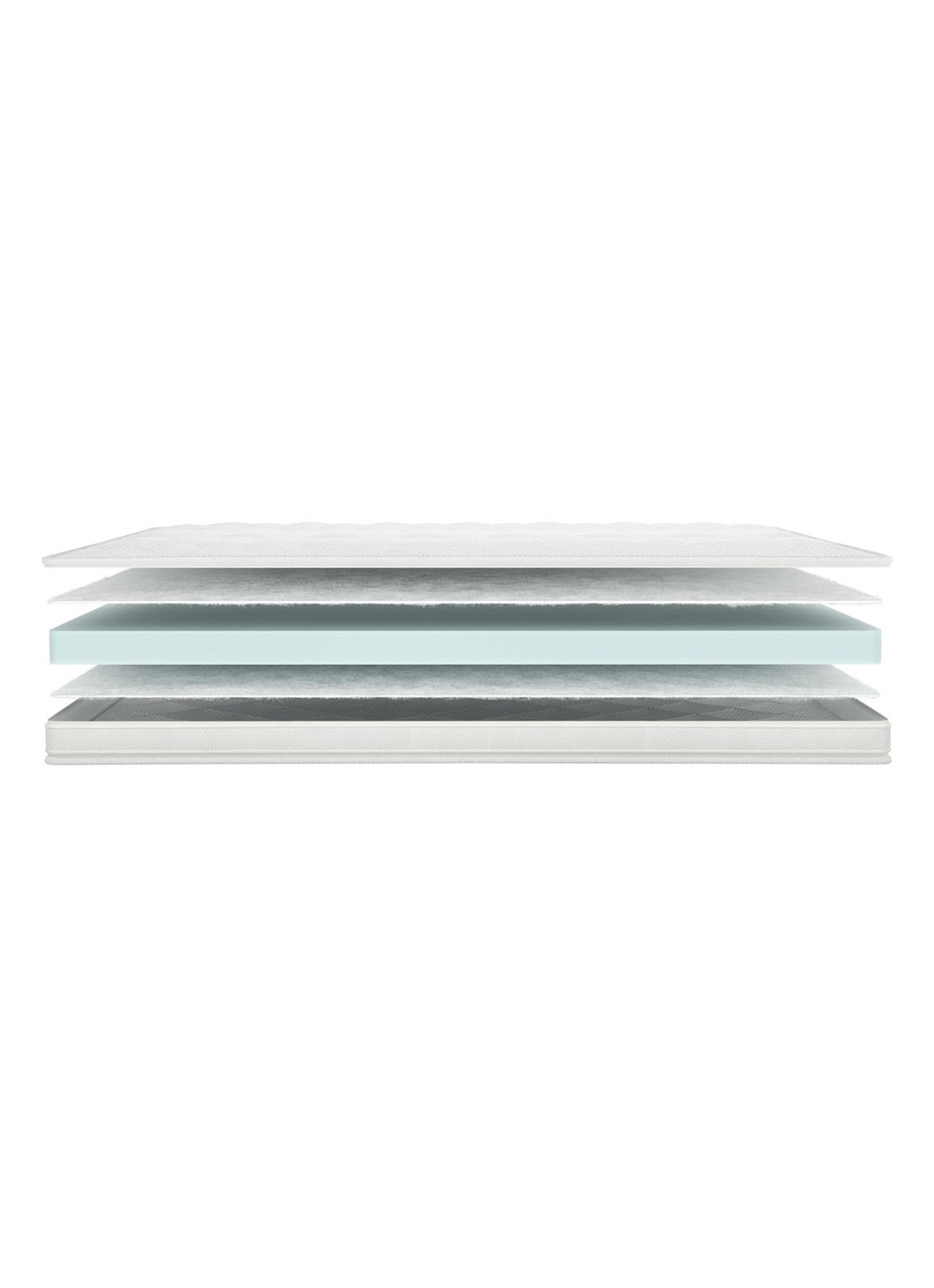 Bloemendaal  topper matras    - detail 6 wit