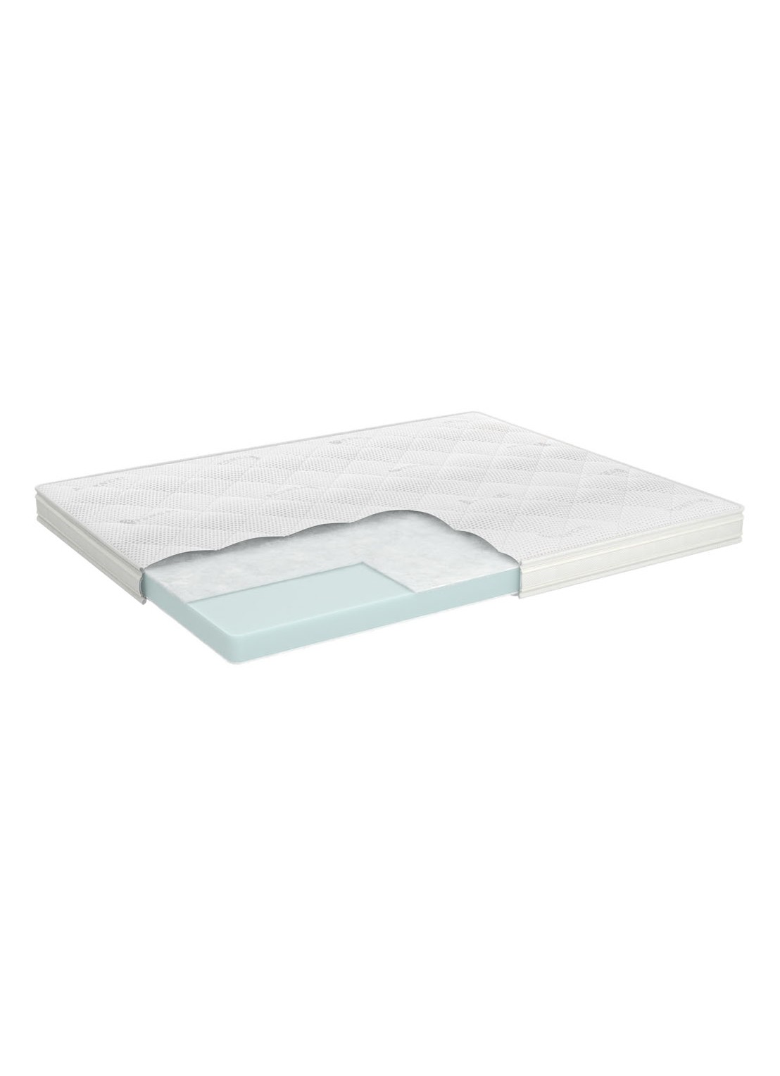 Bloemendaal  topper matras    - detail 7 wit