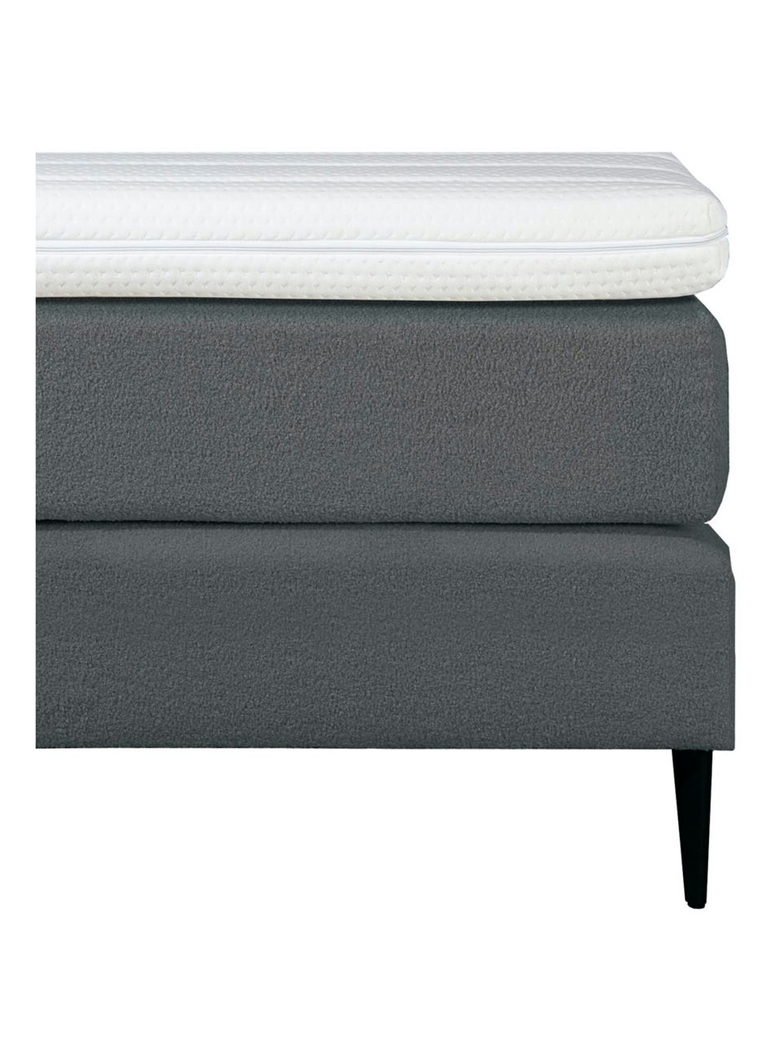 Bloemendaal Treviso boxspring combinatie inclusief matras en topper    - detail 2 antraciet