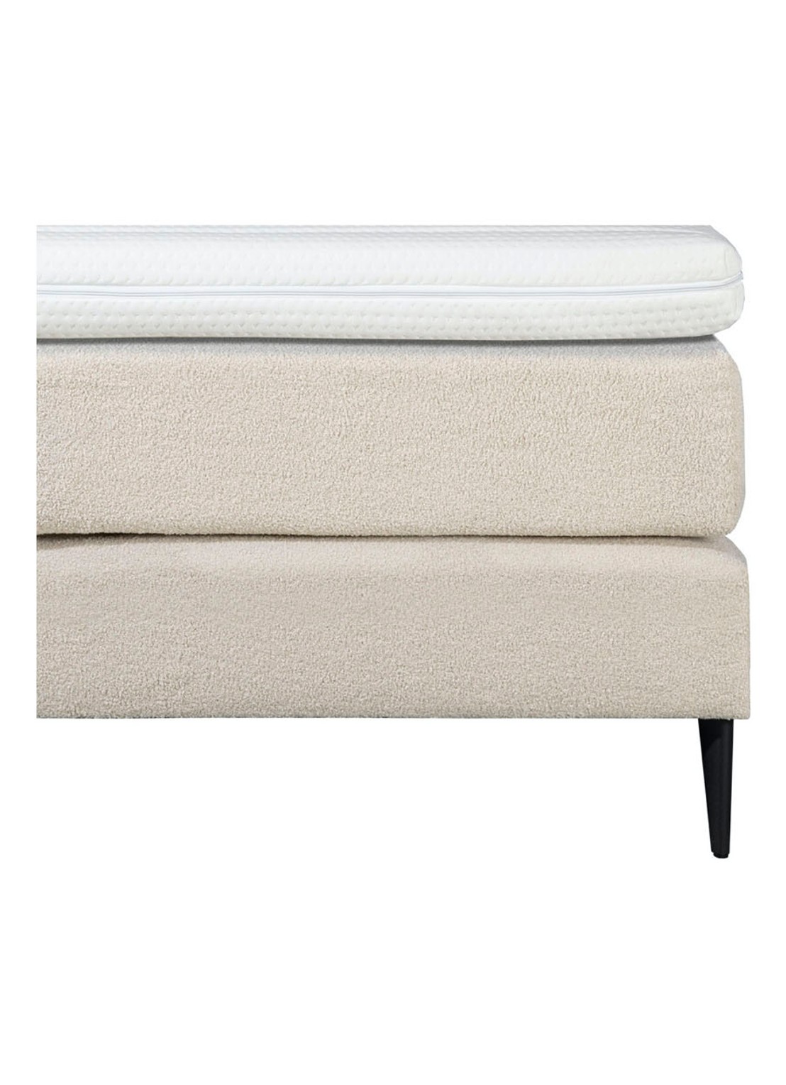 Bloemendaal Treviso boxspring combinatie inclusief matras en topper    - detail 2 beige