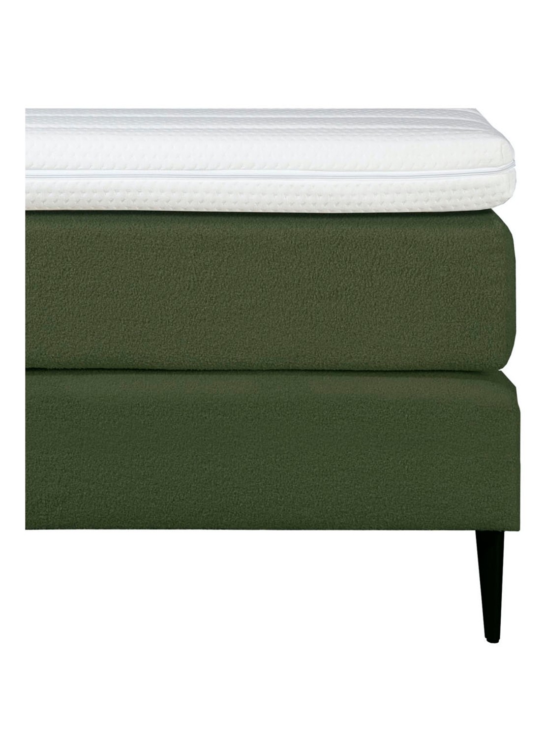 Bloemendaal Treviso boxspring combinatie inclusief matras en topper    - detail 2 groen