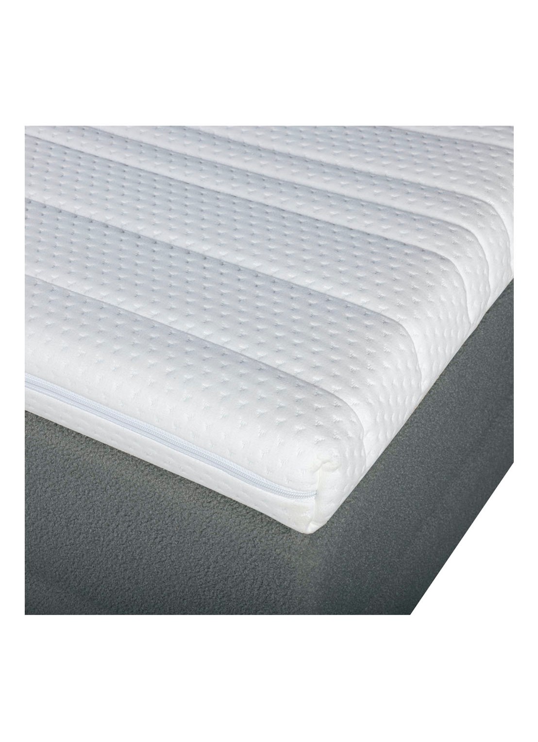 Bloemendaal Treviso eenpersoons boxspring combinatie inclusief matras en topper - detail 4 antraciet