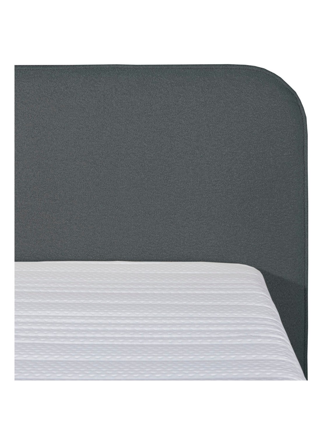 Bloemendaal Treviso eenpersoons boxspring combinatie inclusief matras en topper - voorkant 3 antraciet